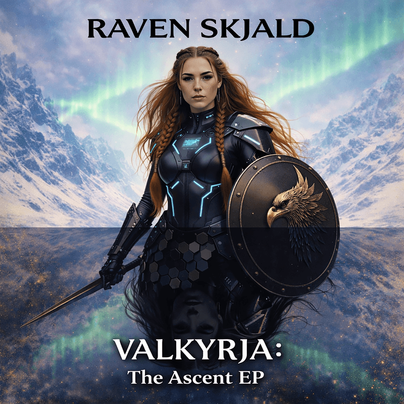 RAVEN SKJALD — VALKYRJA: The Ascent EP cover art